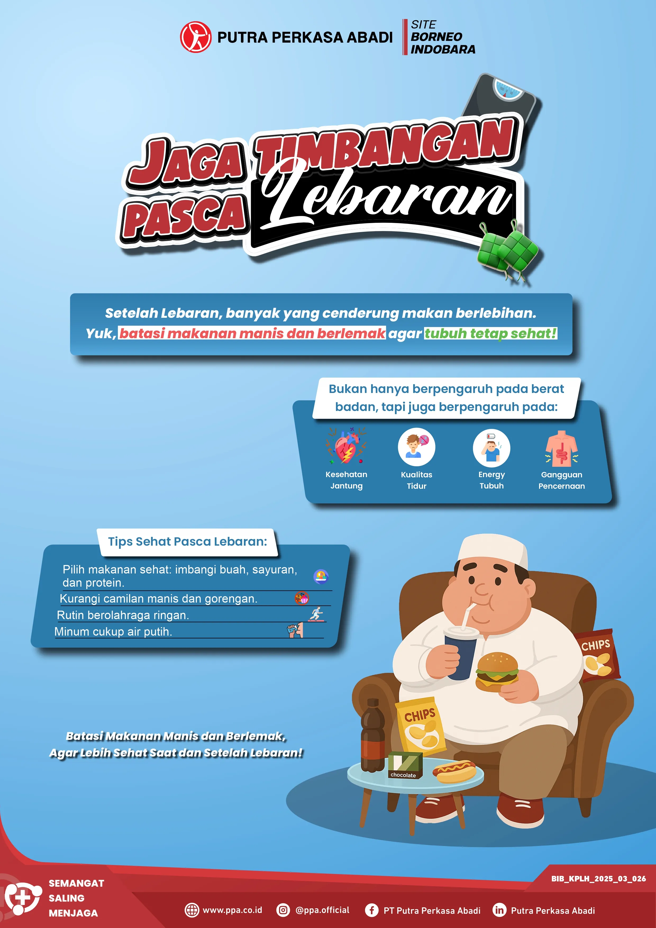 Jaga Berat Badan Tetap Ideal Setelah Lebaran